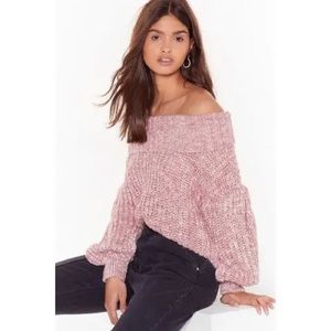 Pink NastyGal Sweater